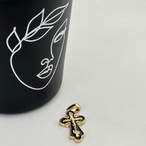 Pandantiv placat aur 18k cruciulita