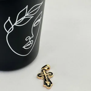 Pandantiv placat aur 18k cruciulita
