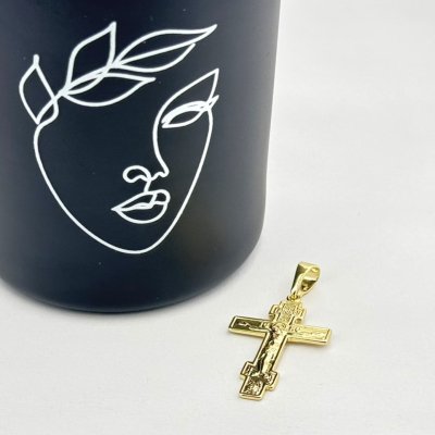 Pandantiv placat aur 18k cruciulita