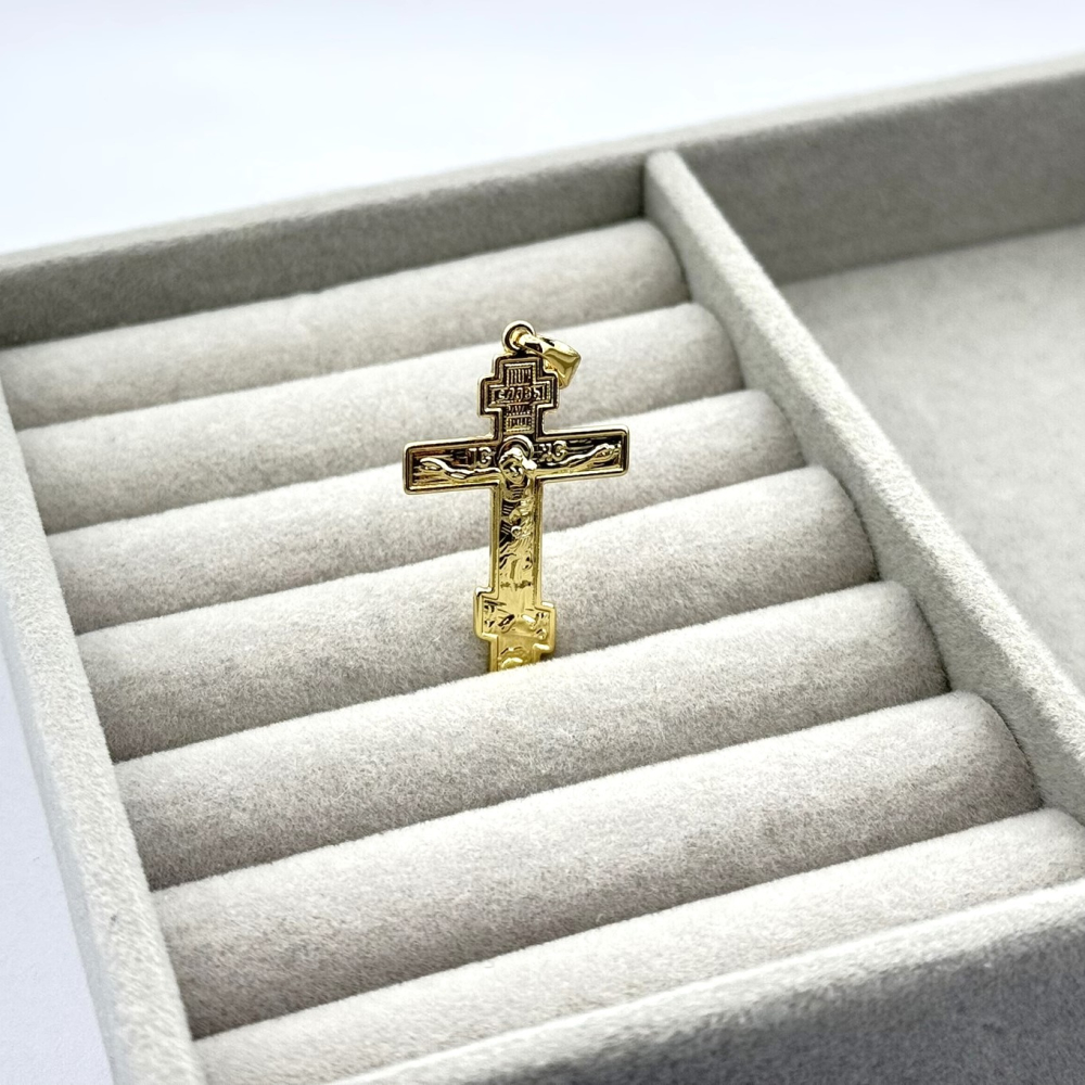 Pandantiv placat aur 18k cruciulita Pandantiv placat aur 18k cruciulita