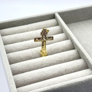 Pandantiv placat aur 18k cruciulita Pandantiv placat aur 18k cruciulita