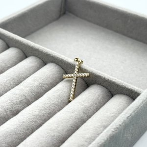 Pandantiv placat aur 18k cruciulita Pandantiv placat aur 18k cruciulita