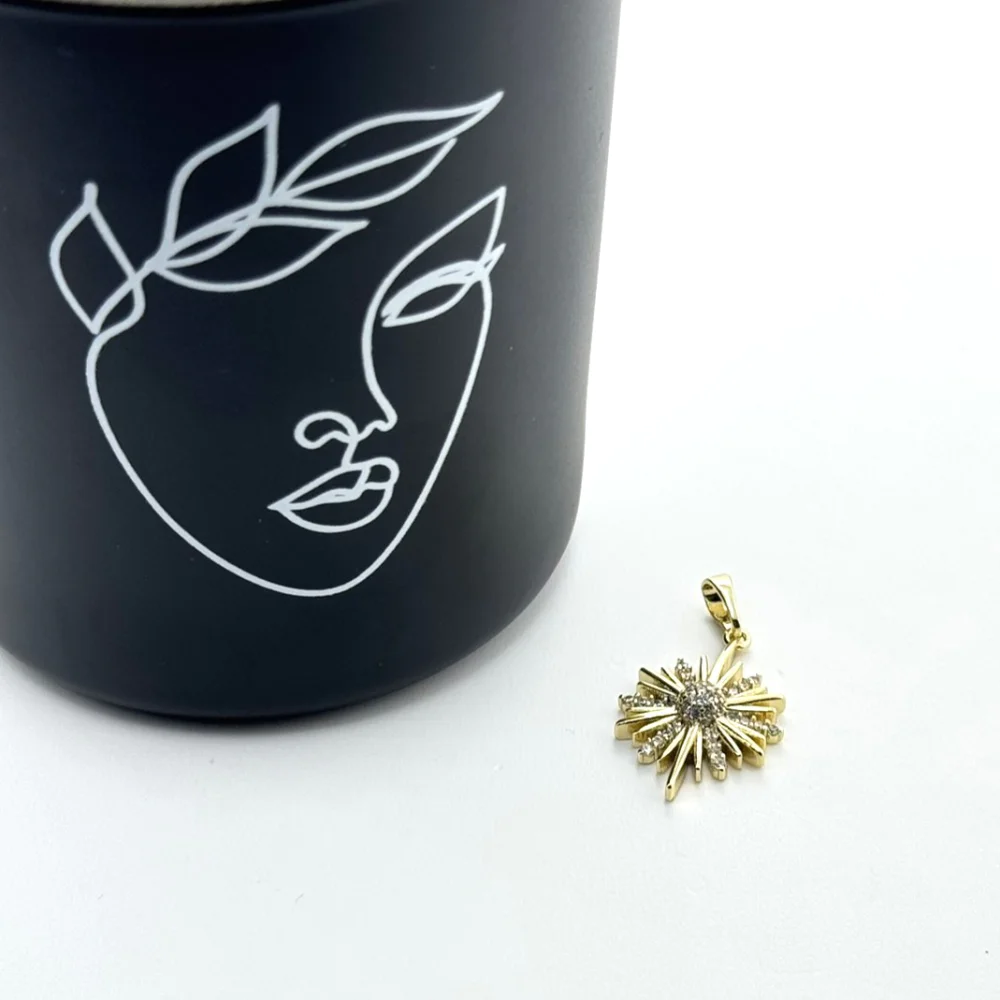 Pandantiv placat aur 18k elegant Pandantiv placat aur 18k elegant
