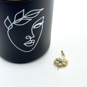 Pandantiv placat aur 18k elegant