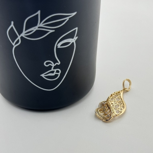 Pandantiv placat aur 18k elegant