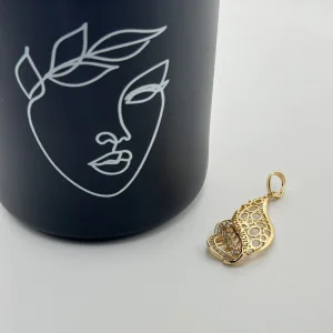 Pandantiv placat aur 18k elegant