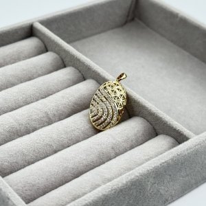 Pandantiv placat aur 18k elegant