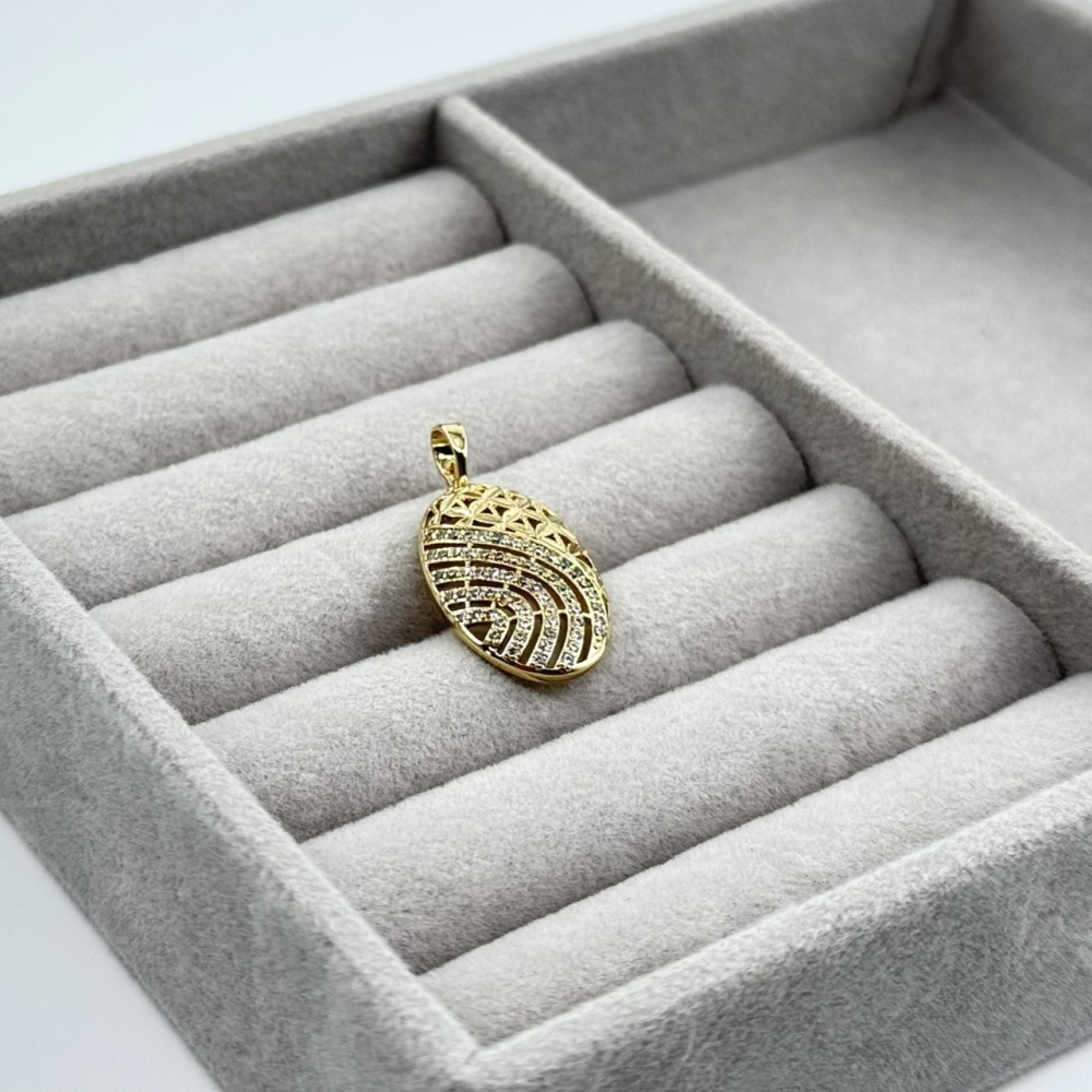 Pandantiv placat aur 18k elegant