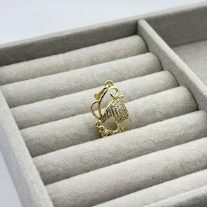 Pandantiv placat aur 18k fluture
