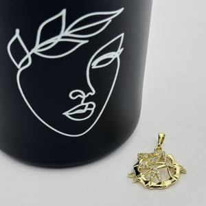 Pandantiv placat aur 18k galben