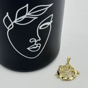 Pandantiv placat aur 18k galben