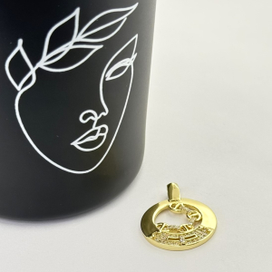 Pandantiv placat aur 18k modern
