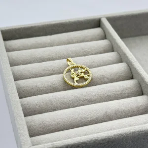 Pandantiv placat aur 18k modern