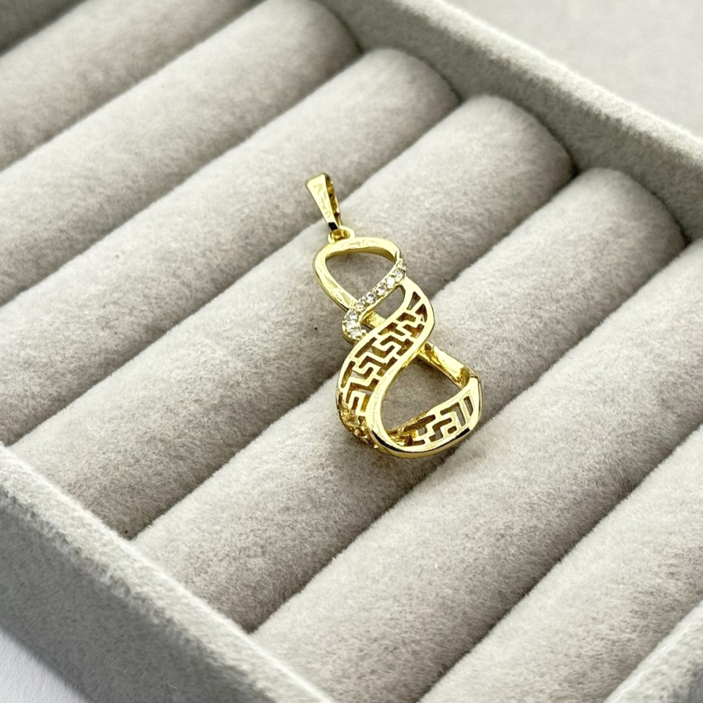 Pandantiv placat aur 18k modern Pandantiv placat aur 18k modern