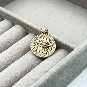 Pandantiv placat aur 18k modern