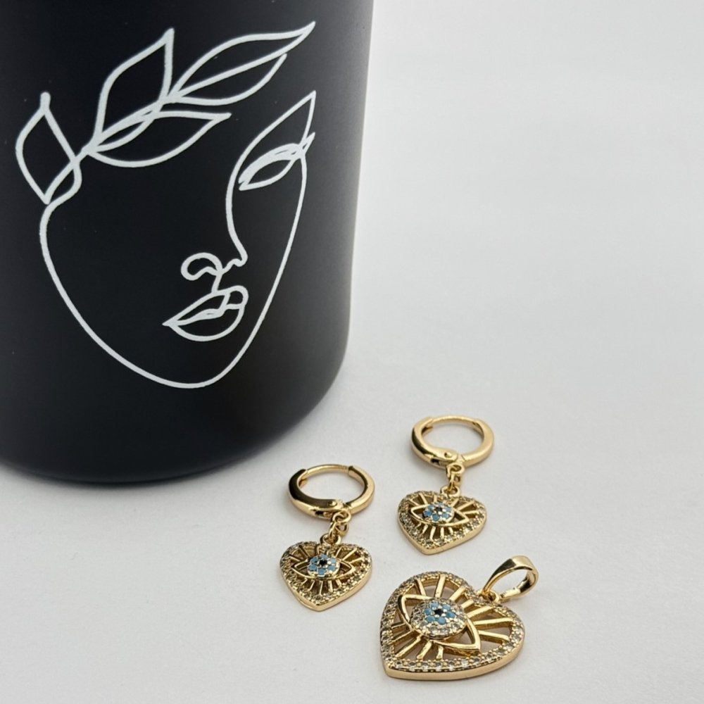 Pandantiv placat aur 18k Ochiul lui Horus