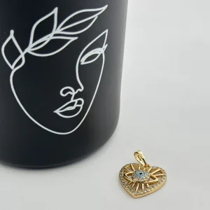 Pandantiv placat aur 18k Ochiul lui Horus