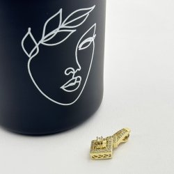 Pandantiv placat aur 18k