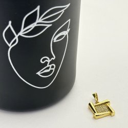 Pandantiv placat aur 18k