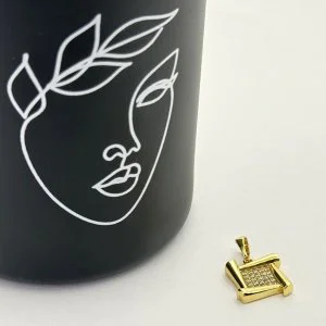 Pandantiv placat aur 18k