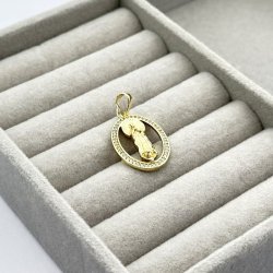 Pandantiv placat aur 18k