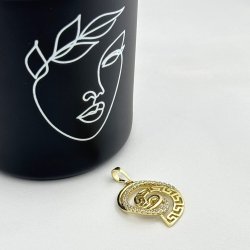 Pandantiv placat aur 18k