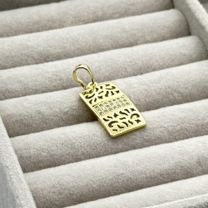 Pandantiv placat aur 18k 