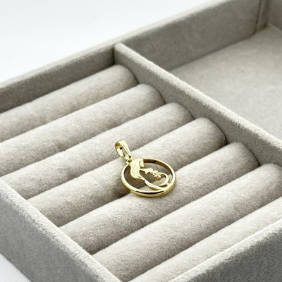 Pandantiv placat aur 18k