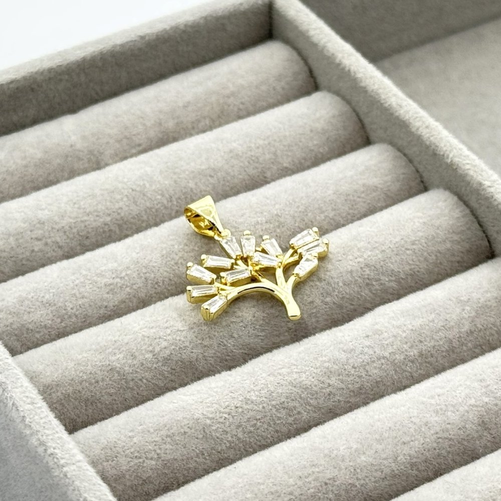 Pandantiv placat aur 18k Pomul Vietii