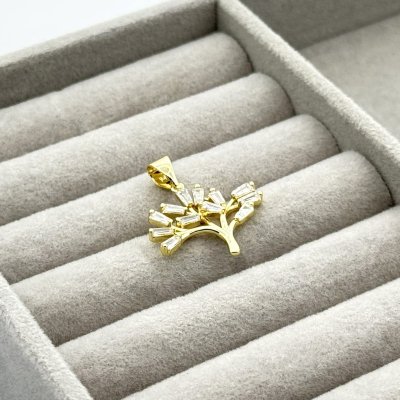 Pandantiv placat aur 18k Pomul Vietii