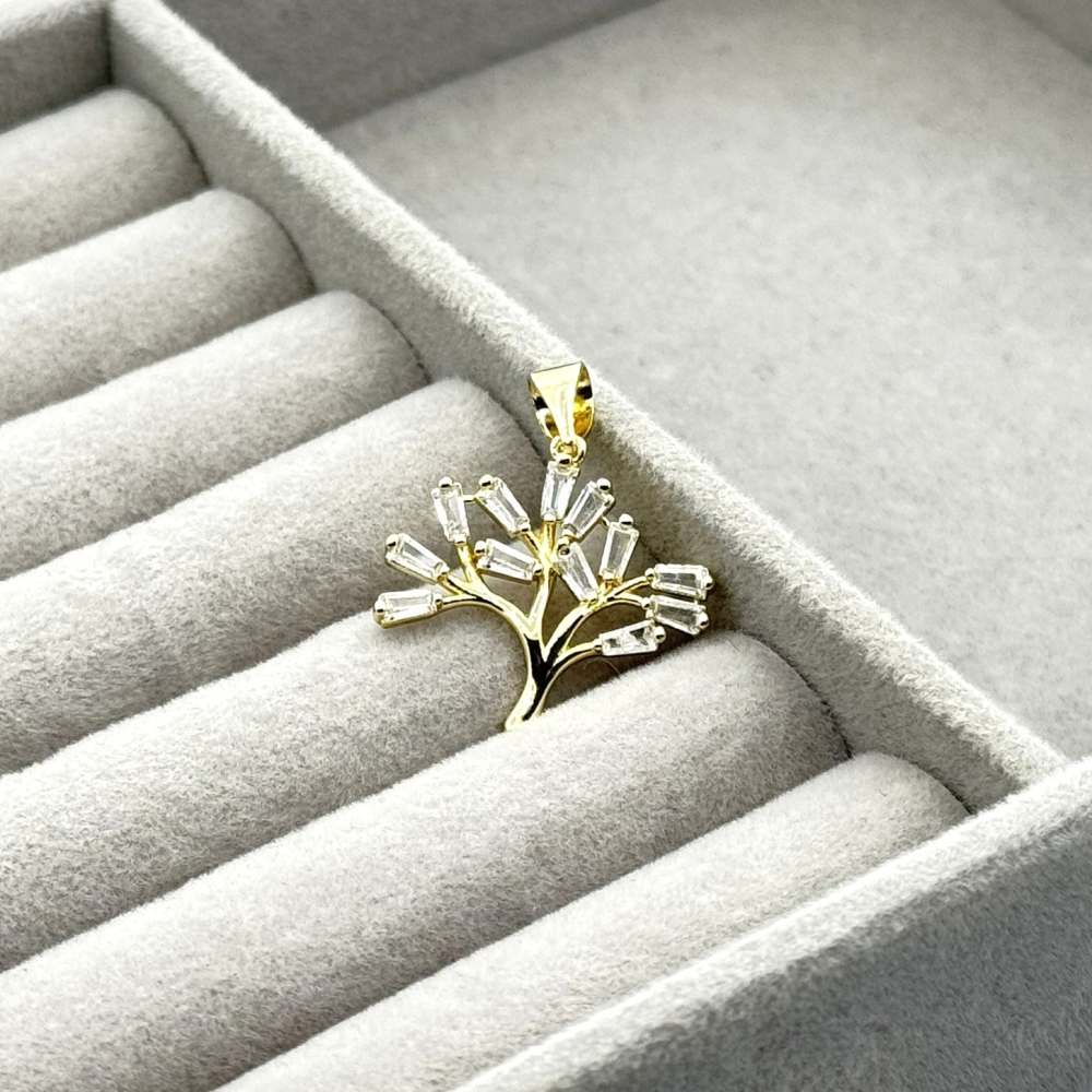 Pandantiv placat aur 18k Pomul Vietii