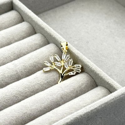 Pandantiv placat aur 18k Pomul Vietii