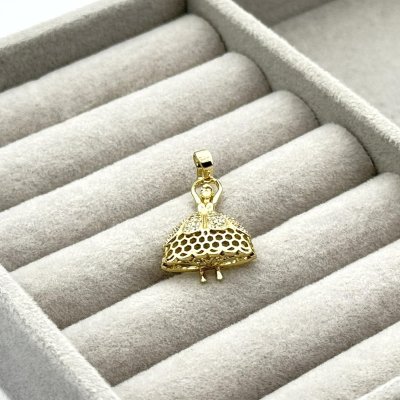 Pandantiv placat aur 18k Printesa