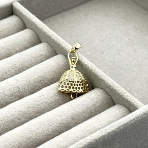 Pandantiv placat aur 18k Printesa