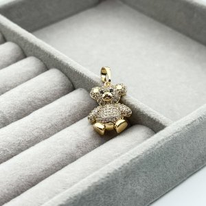 Pandantiv placat aur 18k teddy bear