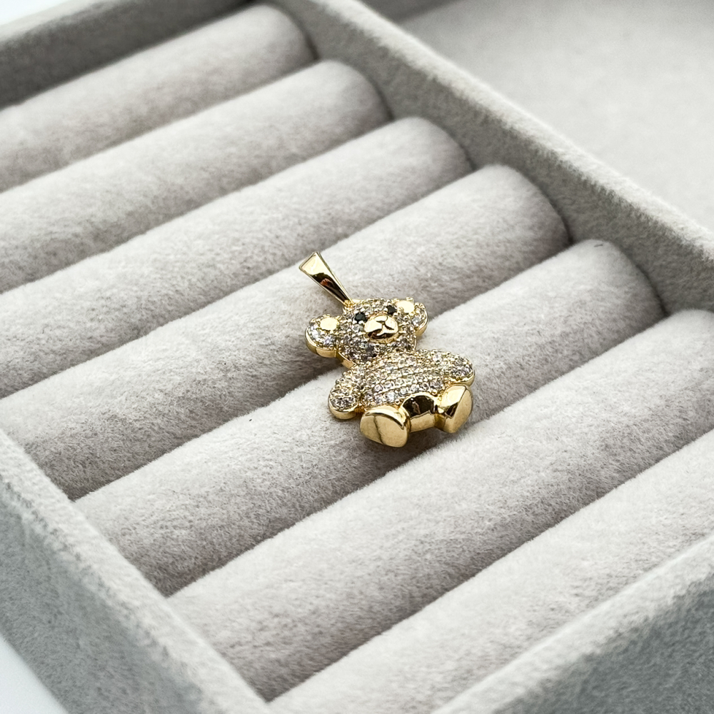 Pandantiv placat aur 18k teddy bear