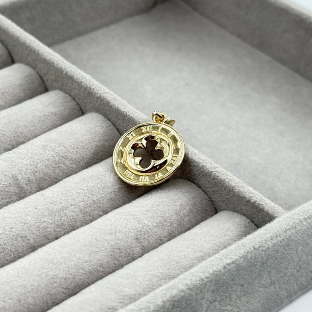 Pandantiv placat aur galben 18k
