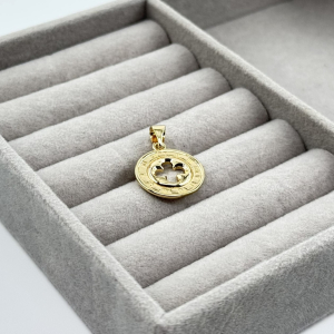Pandantiv placat aur galben 18k