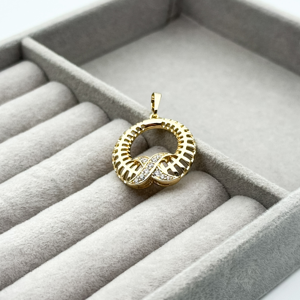 Pandantiv placat aur galben 18k
