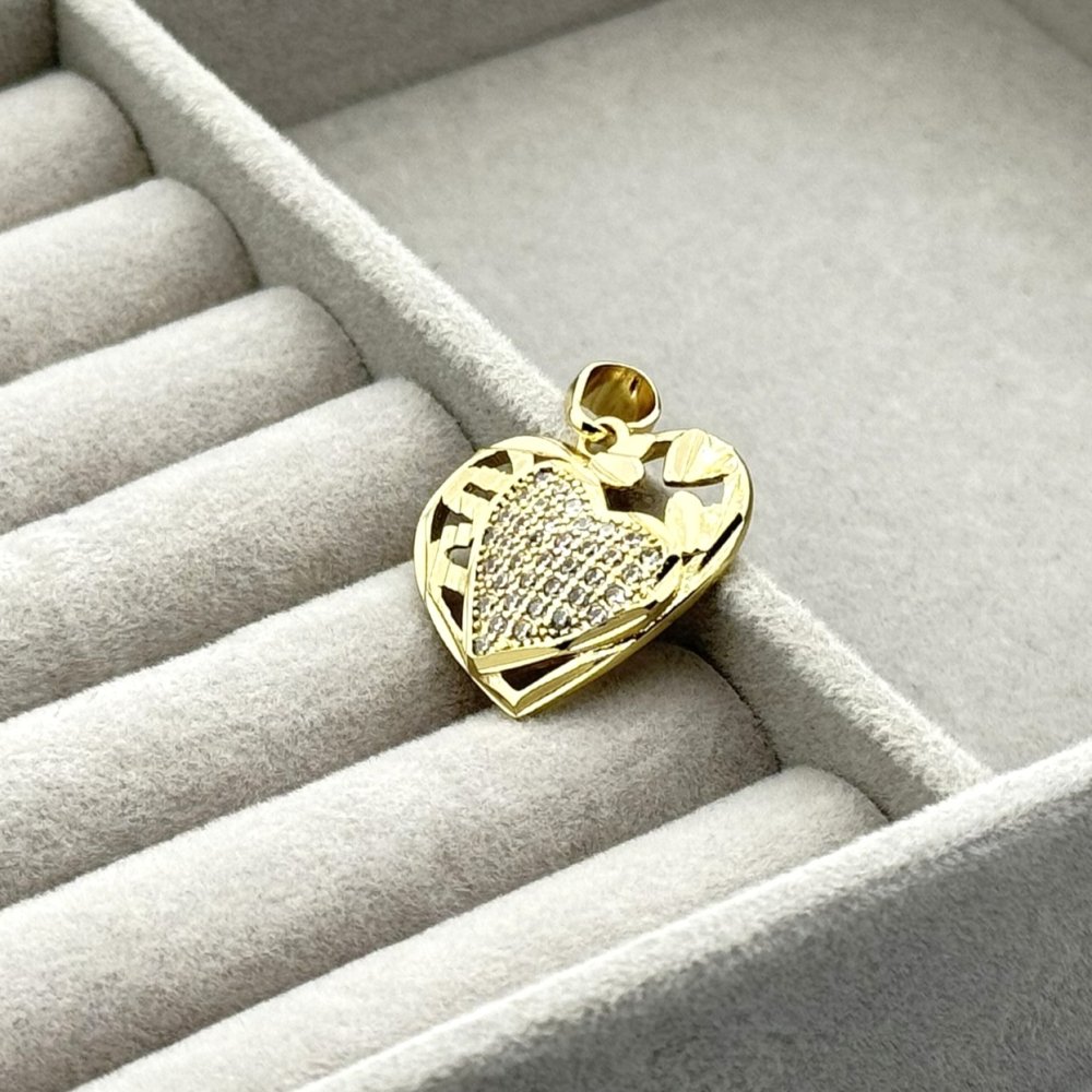 Pandantiv placat aur Inima