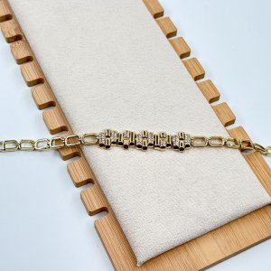 Bratara placata aur 18k moderna
