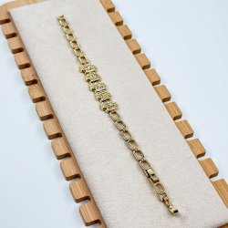 Bratara placata aur 18k moderna