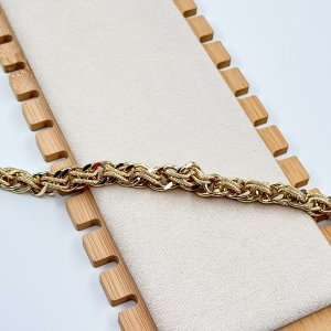 Bratara placata aur 18k statement
