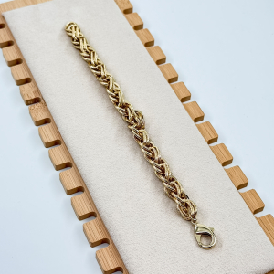 Bratara placata aur 18k statement