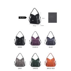 Geanta - rucsac piele intoarsa Velina Fabbiano