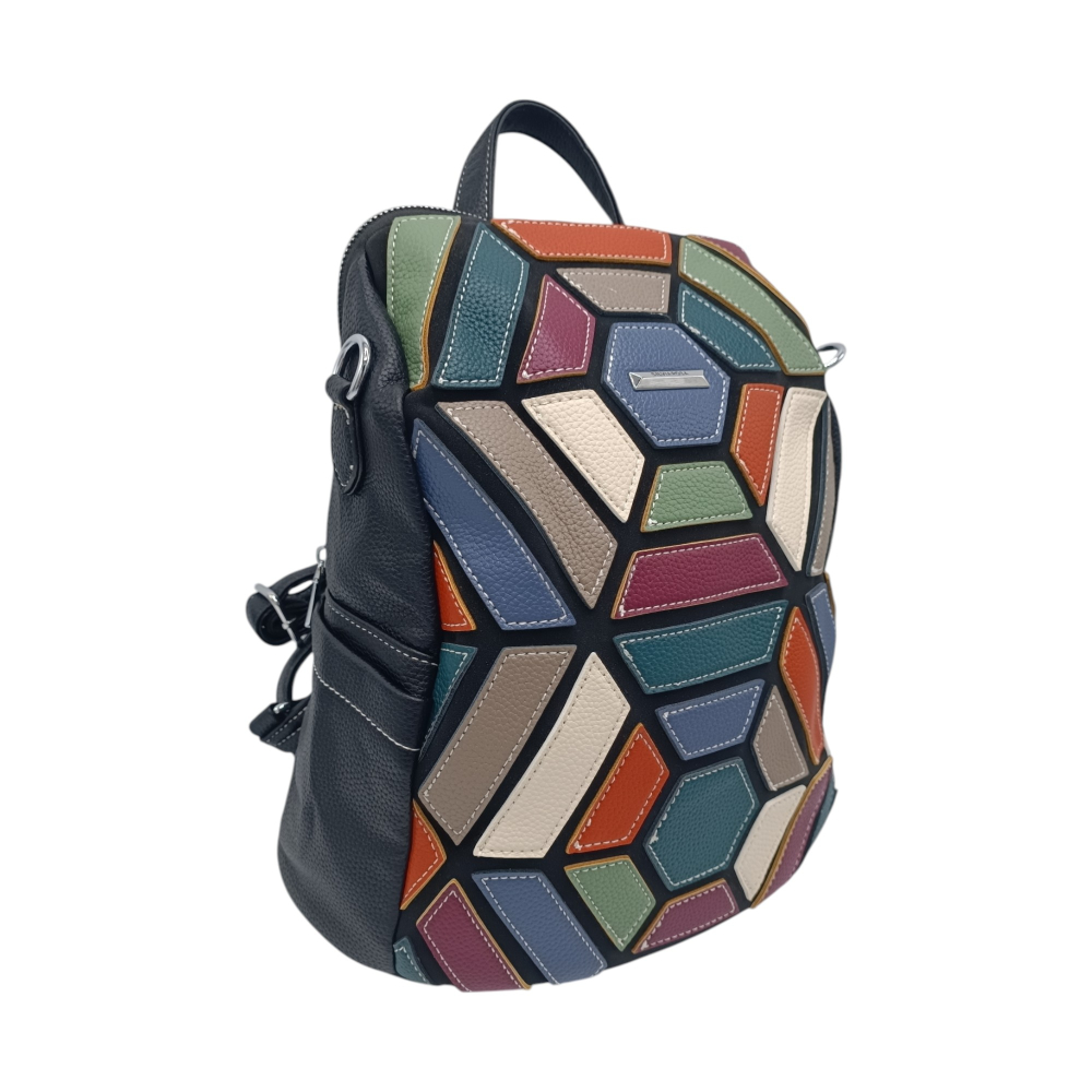 Rucsac 2 in 1 colorat Silvia Rosa