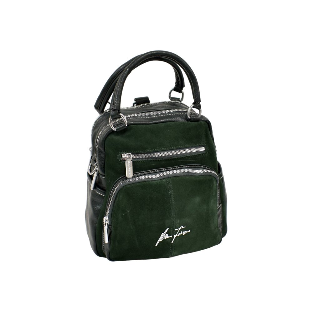 Rucsac 2 in 1 geanta de umar cu piele intoarsa