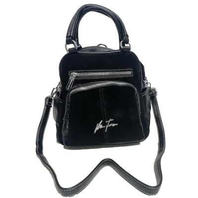 Rucsac 2 in 1 geanta de umar cu piele intoarsa