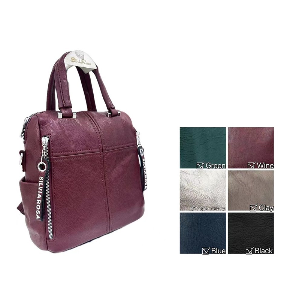 Rucsac 2 in 1 mediu Silvia Rosa Rucsac 2 in 1 mediu Silvia Rosa