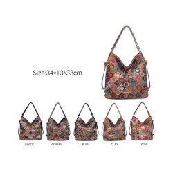 Geanta 2in1 rucsac Silvia Rosa flori colorate Geanta 2in1 rucsac Silvia Rosa flori colorate